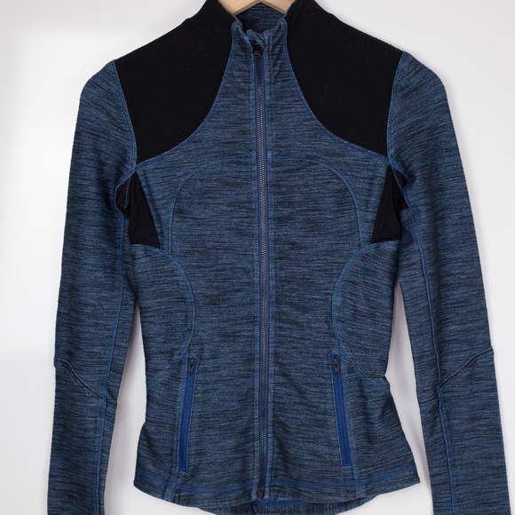 Lululemon Forme Jacket Denim Inkwell Size 2 - Picture 3 of 7